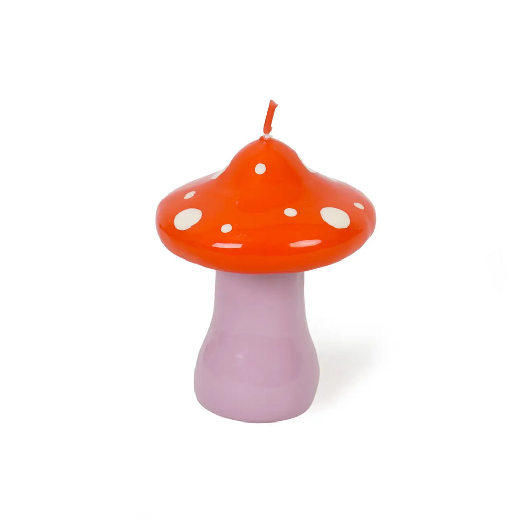 Large Mushroom Candle (Red) by Helio Ferretti Co.