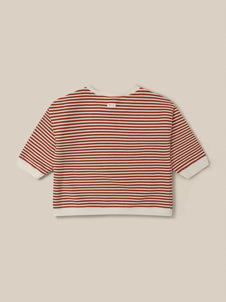 Stripes Sweatshirt (Paprika) by Organic Zoo