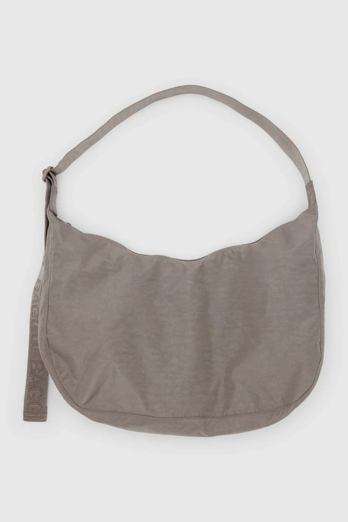 Large Nylon Crescent Bag (Dove) by Baggu