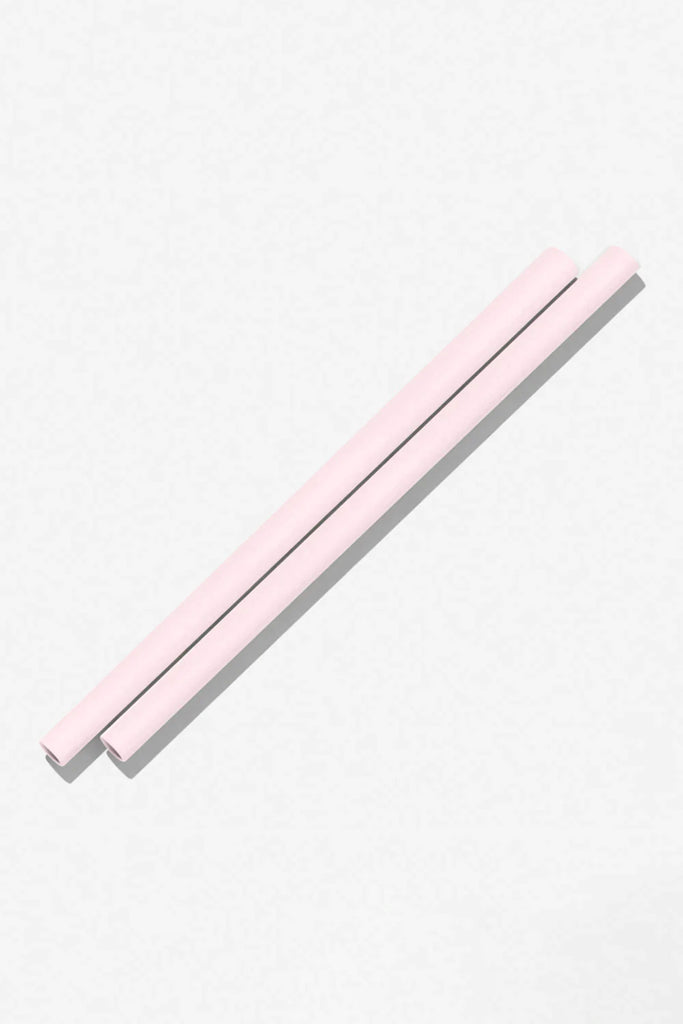 Silicone Straws 2 Pack (Blush) by Bink