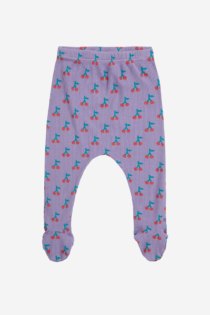 Cherry Footed Leggings (Baby) by Bobo Choses