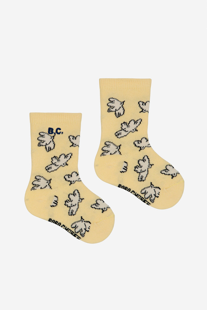 Freedom Bird Short Socks (Baby) by Bobo Choses