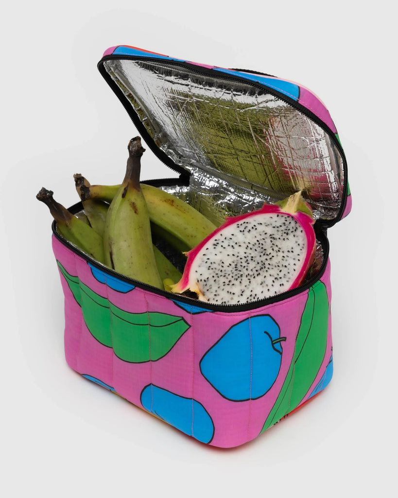 Puffy Lunch Bag (Apples Bananas Mix) by Baggu