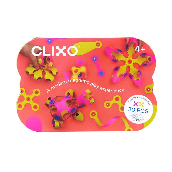 Crew Pack 30-Piece (Yellow/Pink) by Clixo