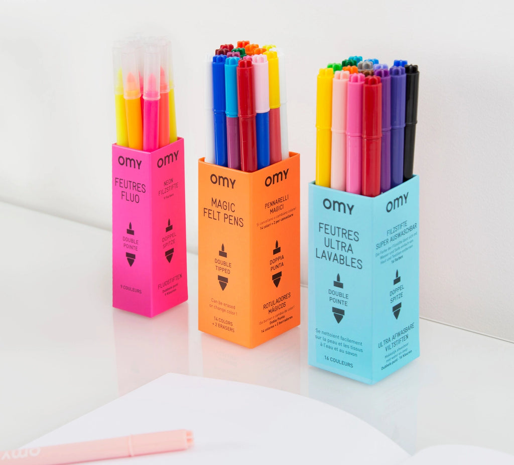 Neon Marker Set (Fluo!) by Omy