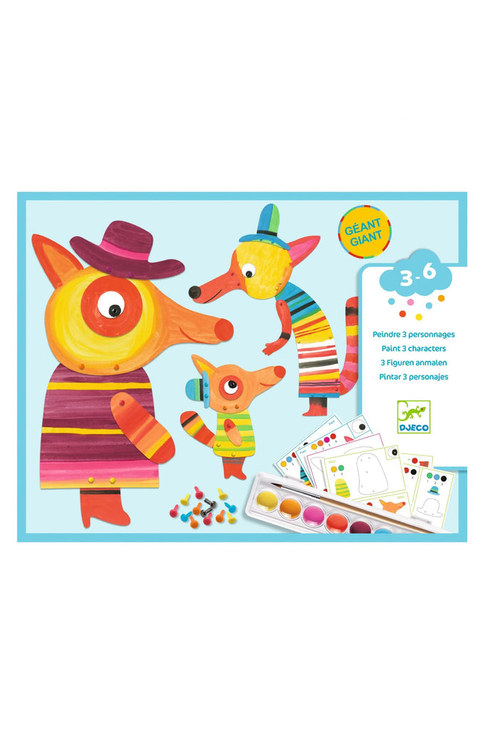 Fox Family Painting Kit by Djeco Toys