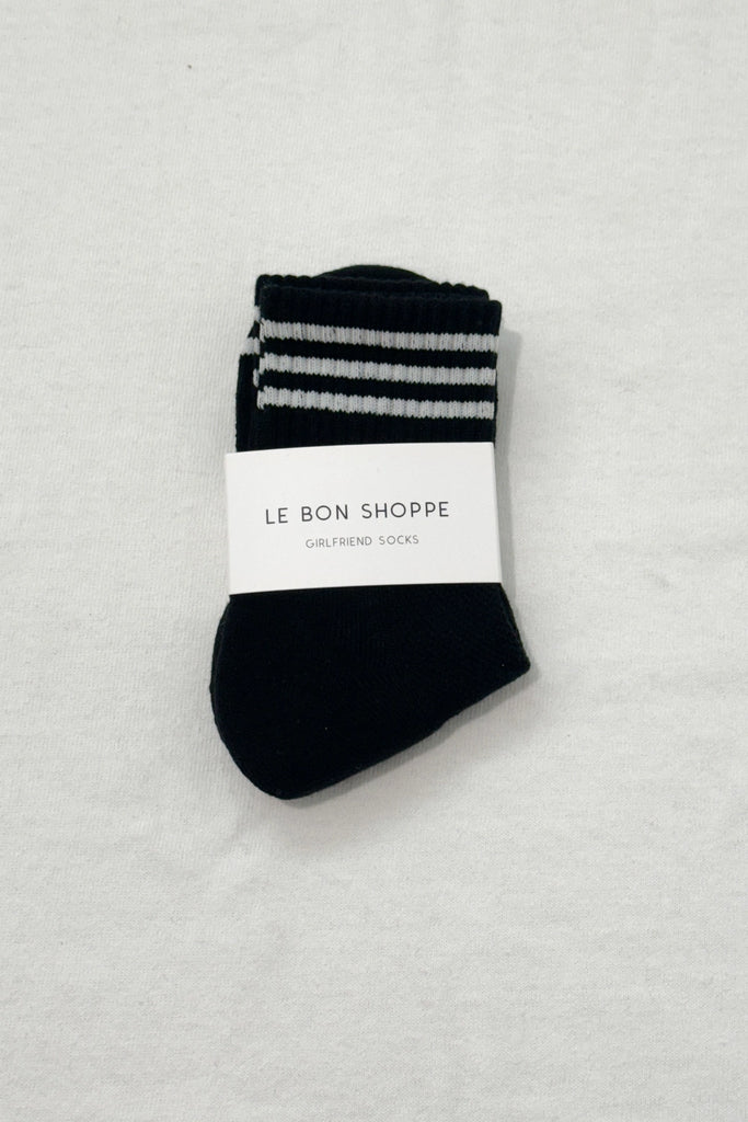 Girlfriend Socks (Black) by Le Bon Shoppe