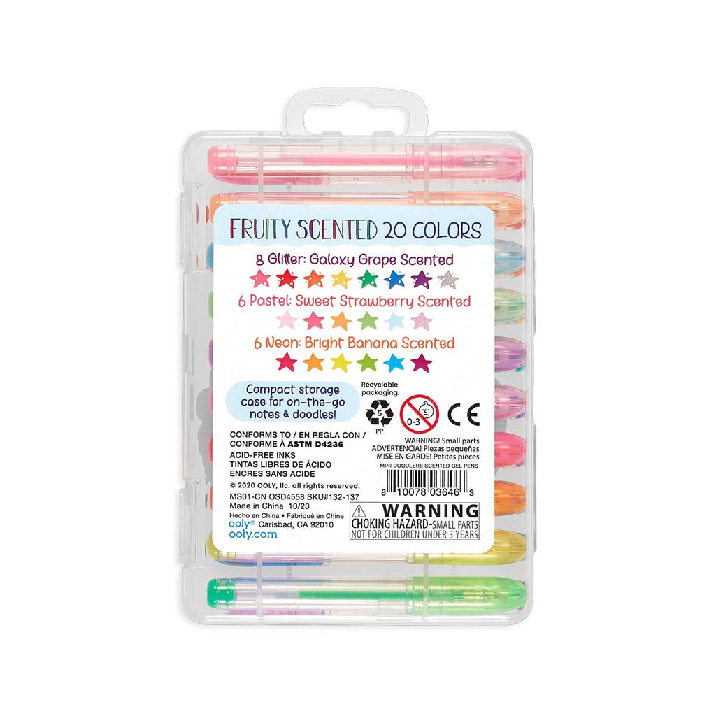 Mini Doodlers Fruity Scented Gel Pens by OOLY