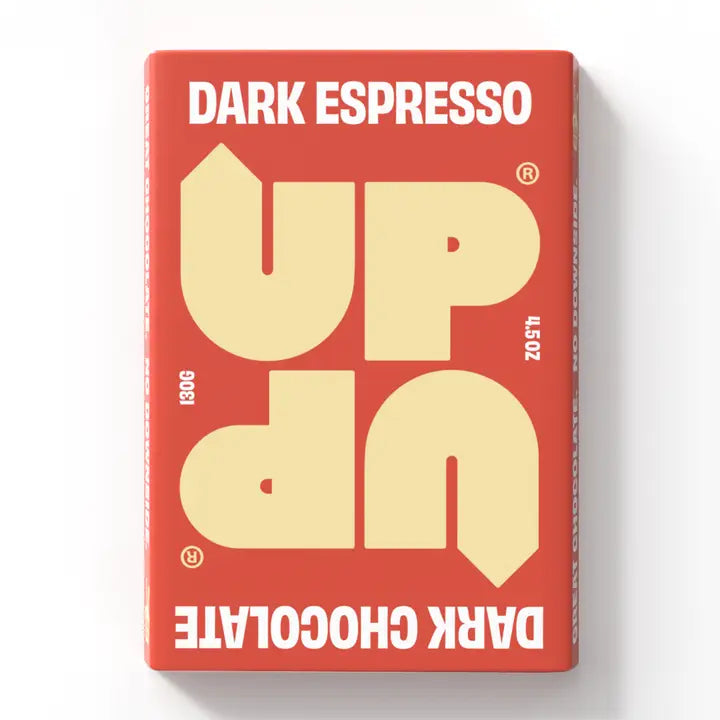 Espresso Dark Chocolate Bar by Up-Up Chocolate