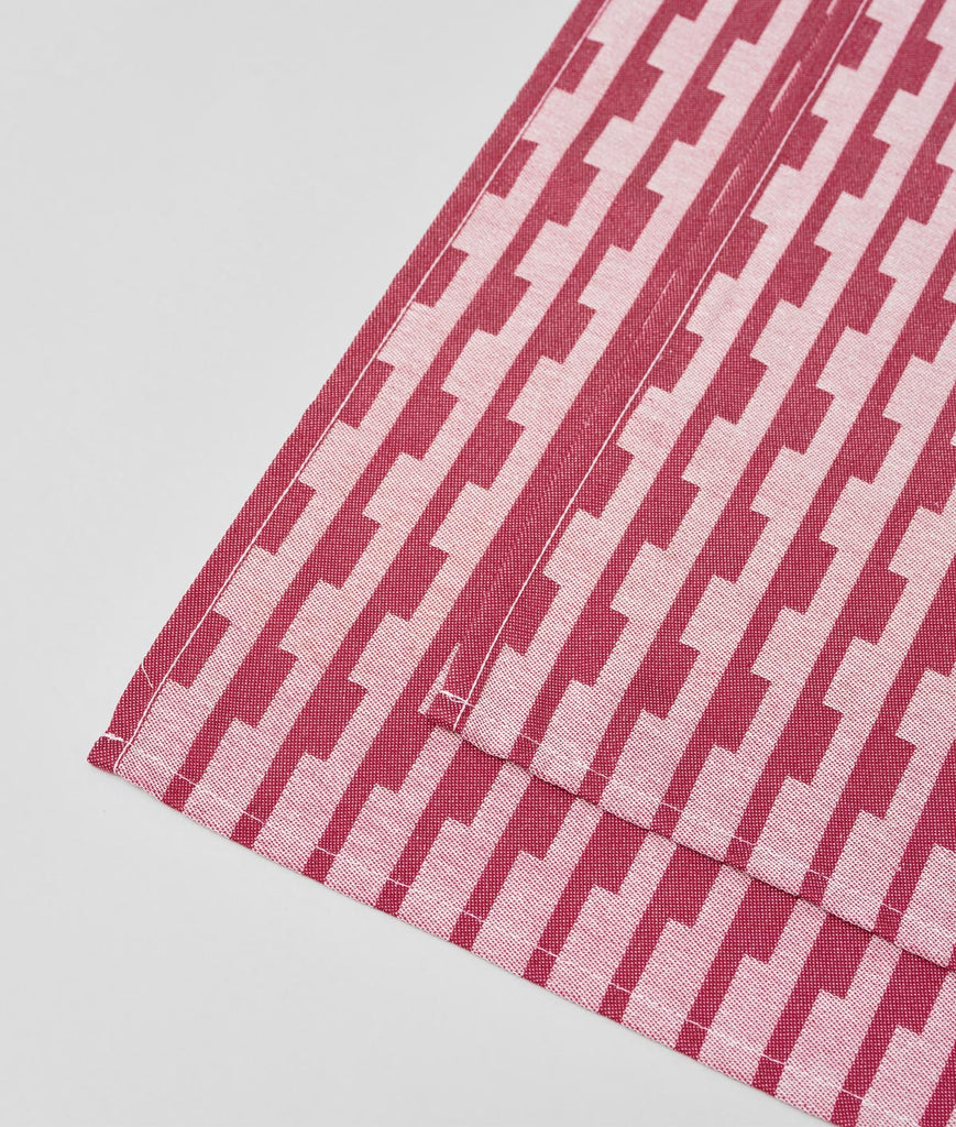 Broken Stripes Napkin Set (Burgundy) by Wrap