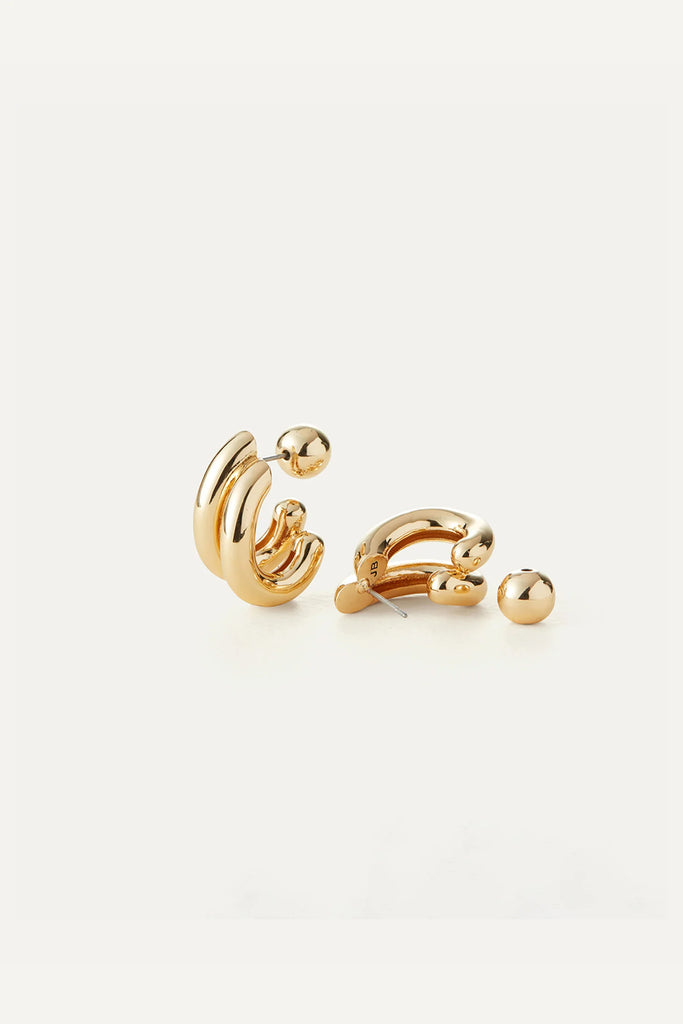 Florence Earrings (Gold) by Jenny Bird