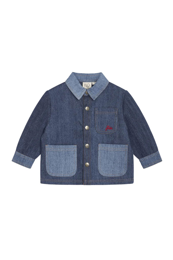 Viggo Overshirt (Blue Denim) by Flöss