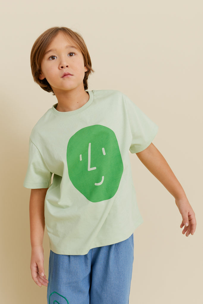 Potato Tee (Green on Green) by OXOX CLUB