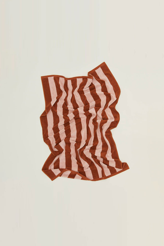 Hand Towel (Blush/Terracotta) by Hawkins New York