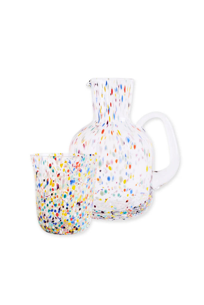 Carafe & Glass (Party Speckle) by Kip & Co