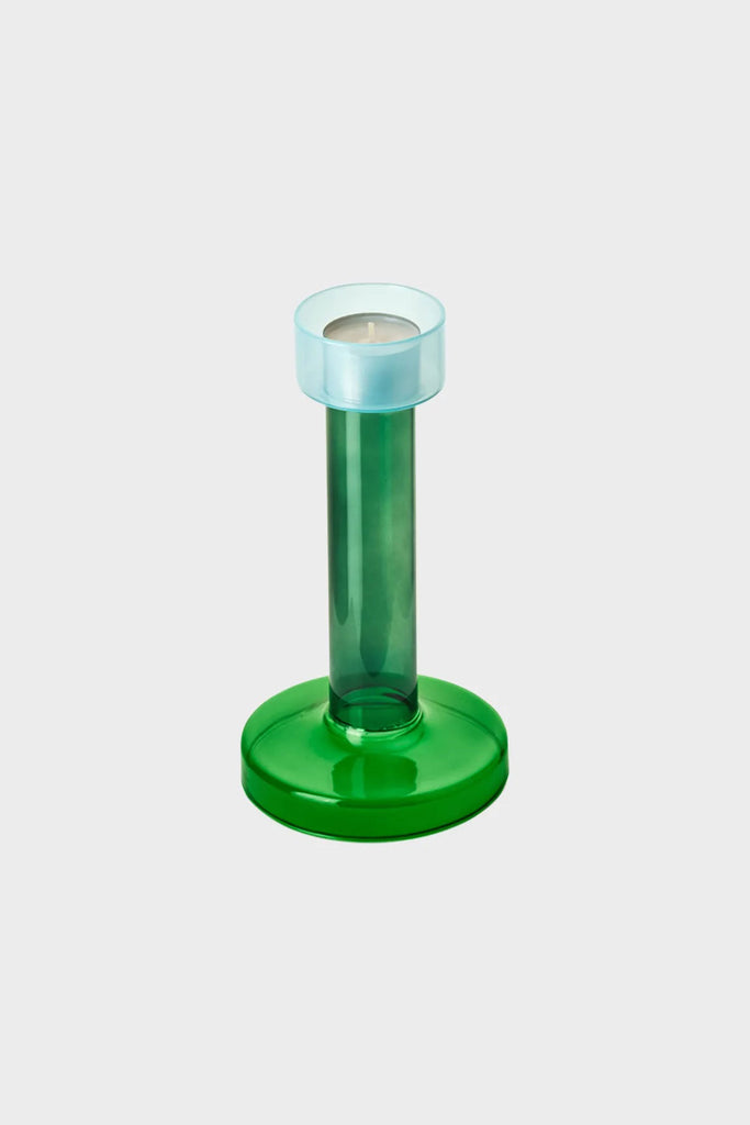 Bole Candle Holder Medium (Blue/Green) by Yo Home