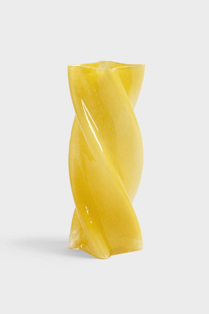 Opaque Marshmallow Vase (Yellow) by Yo Home