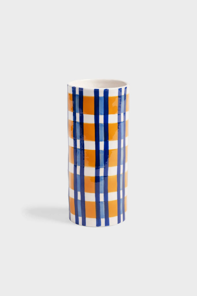 Clash Vase (Check) by Yo Home