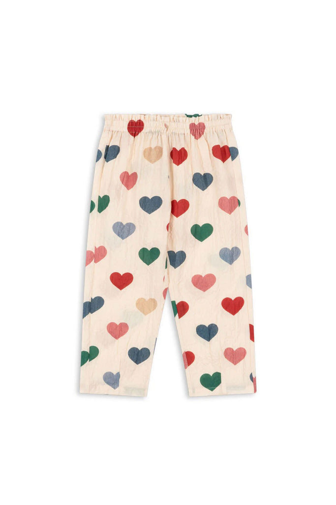 Elin Pants (Colored Hearts) by Konges Slojd