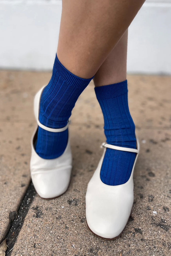 Her Socks (Cobalt) by Le Bon Shoppe