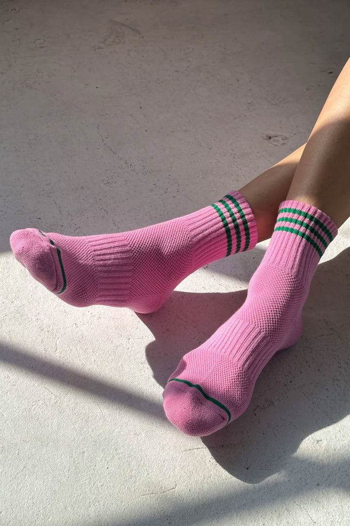 Girlfriend Socks (Rose Pink) by Le Bon Shoppe