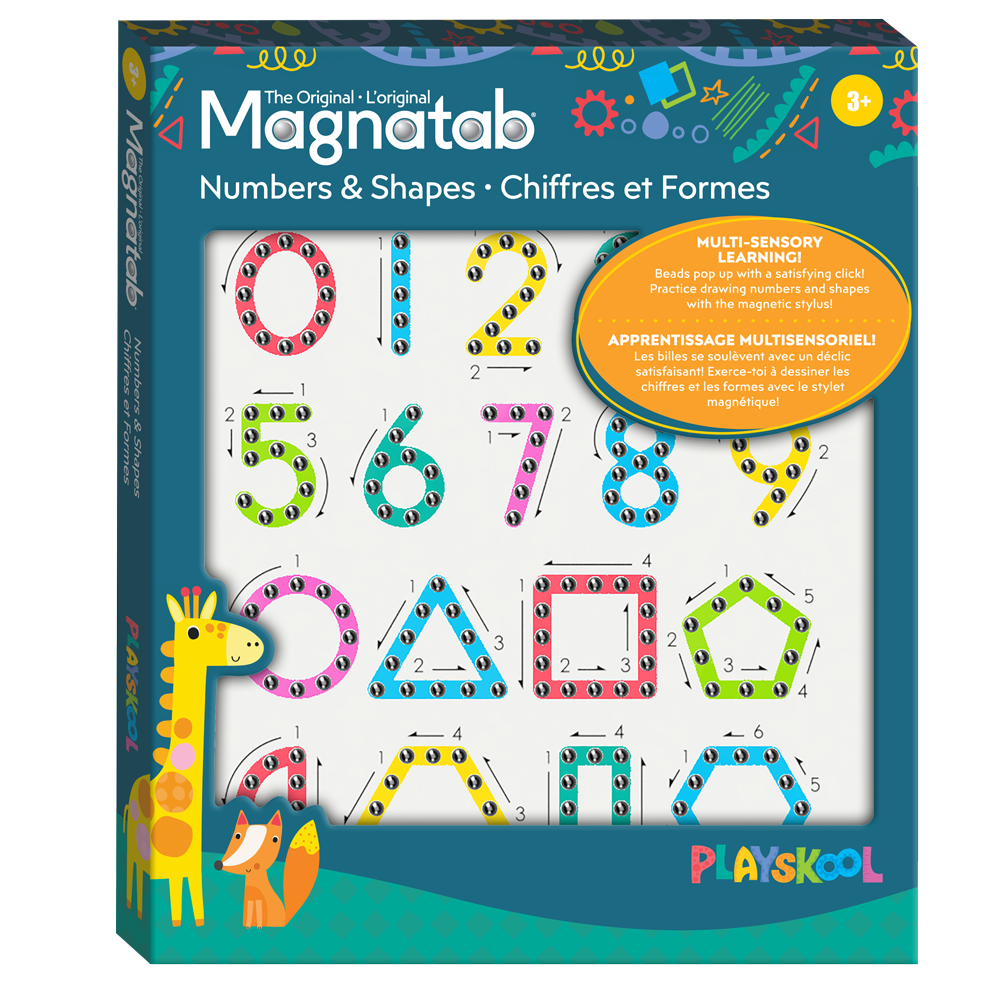 Playskool Magnatab Numbers & Shapes by Kid O