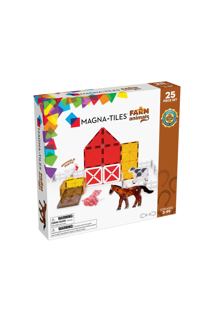 Farm Animals 25-Piece Set by Magna-Tiles