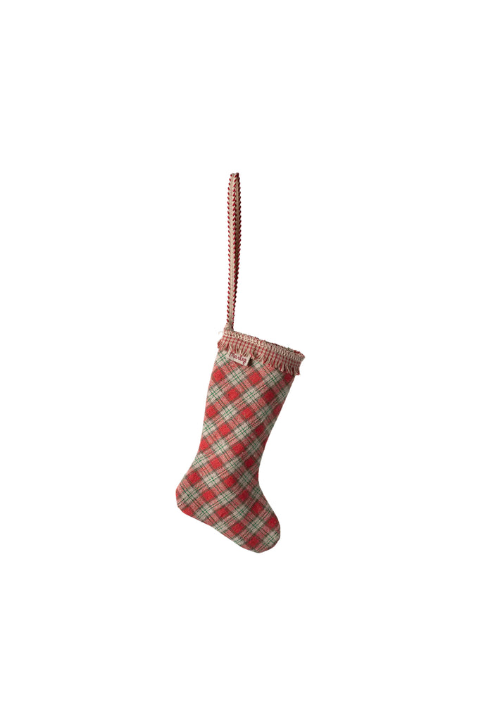 Stocking Ornament (Checker Red) by Maileg