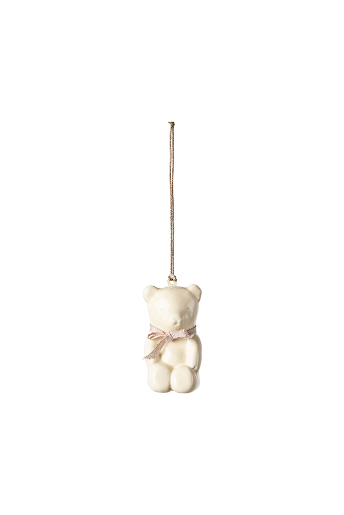 Teddy Bear Metal Ornament (Rose) by Maileg