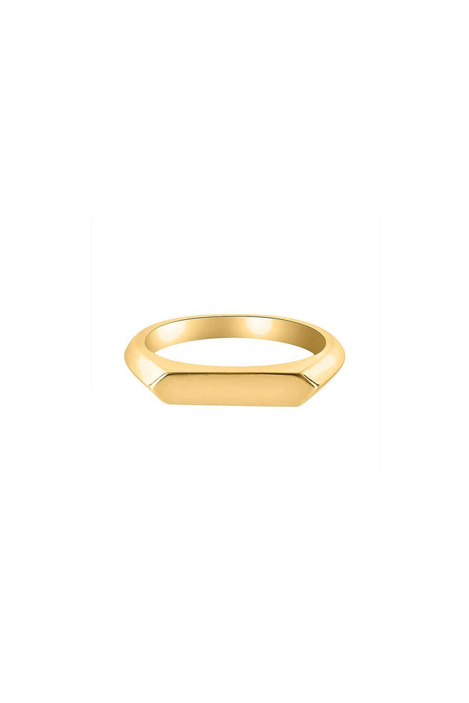 Michelle Slim Signet Ring by Mod + Jo