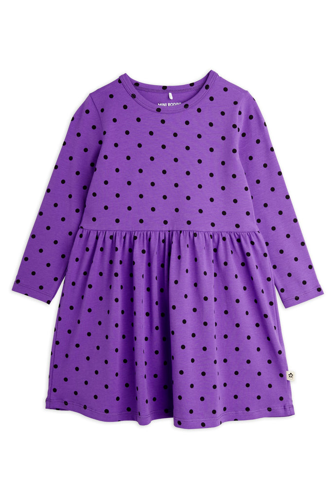 Polka Dot Long Sleeve Dress by Mini Rodini