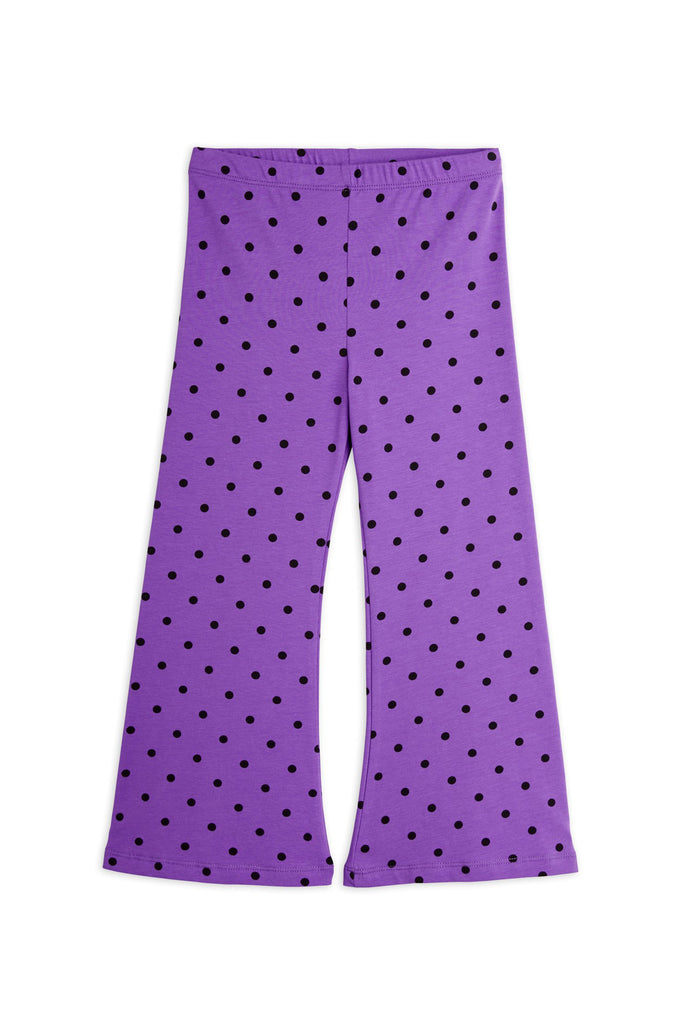 Polka Dot Flared Trousers by Mini Rodini