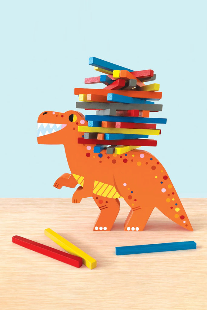 Wooden Balancing Game (T-Rex) by Mudpuppy