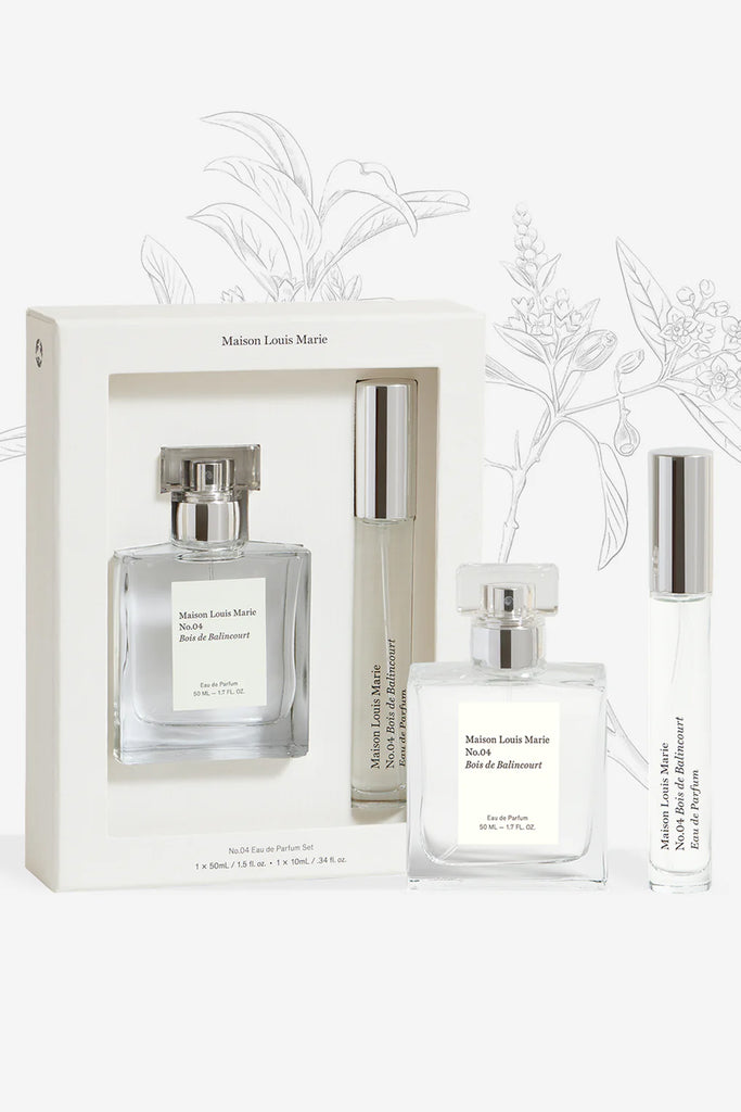 Perfume Gift Set (No. 4 Bois de Balincourt) by Maison Louis Marie