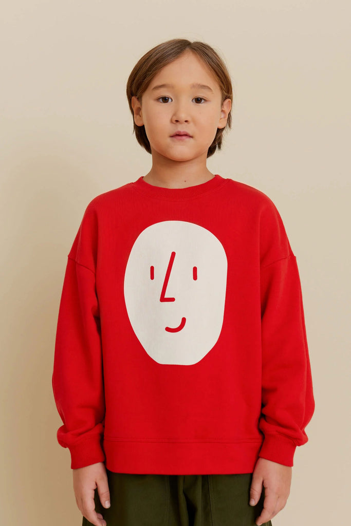 Potato Sweatshirt (Red) by OXOX CLUB