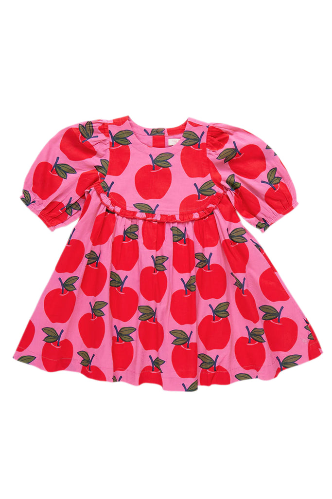 Rowan Dress (Apples) by Pink Chicken