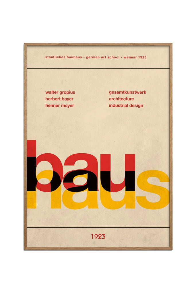 Bauhaus Art School Poster by Yo Home