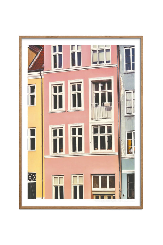 Nyhavn Facade Poster by Yo Home