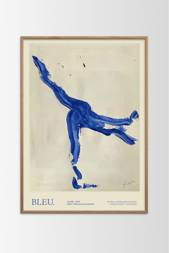 Bleu Poster by Yo Home