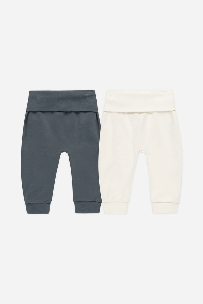 Baby Pant Set (Indigo/Ivory) by Quincy Mae