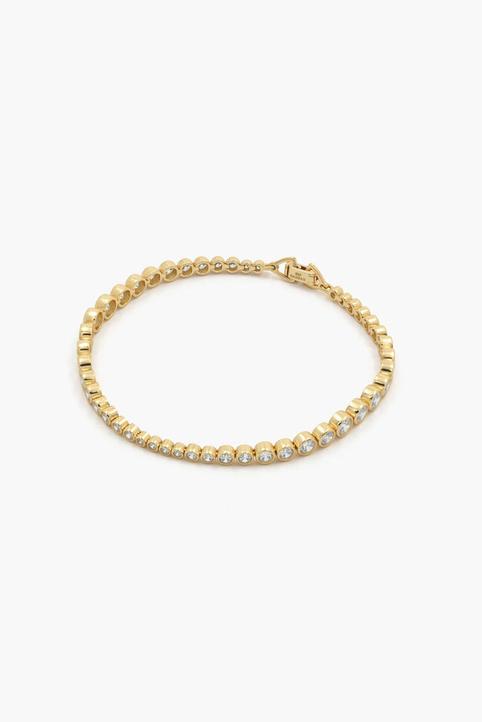 No.14026 Gradient Tennis Bracelet (Gold) by RAGBAG