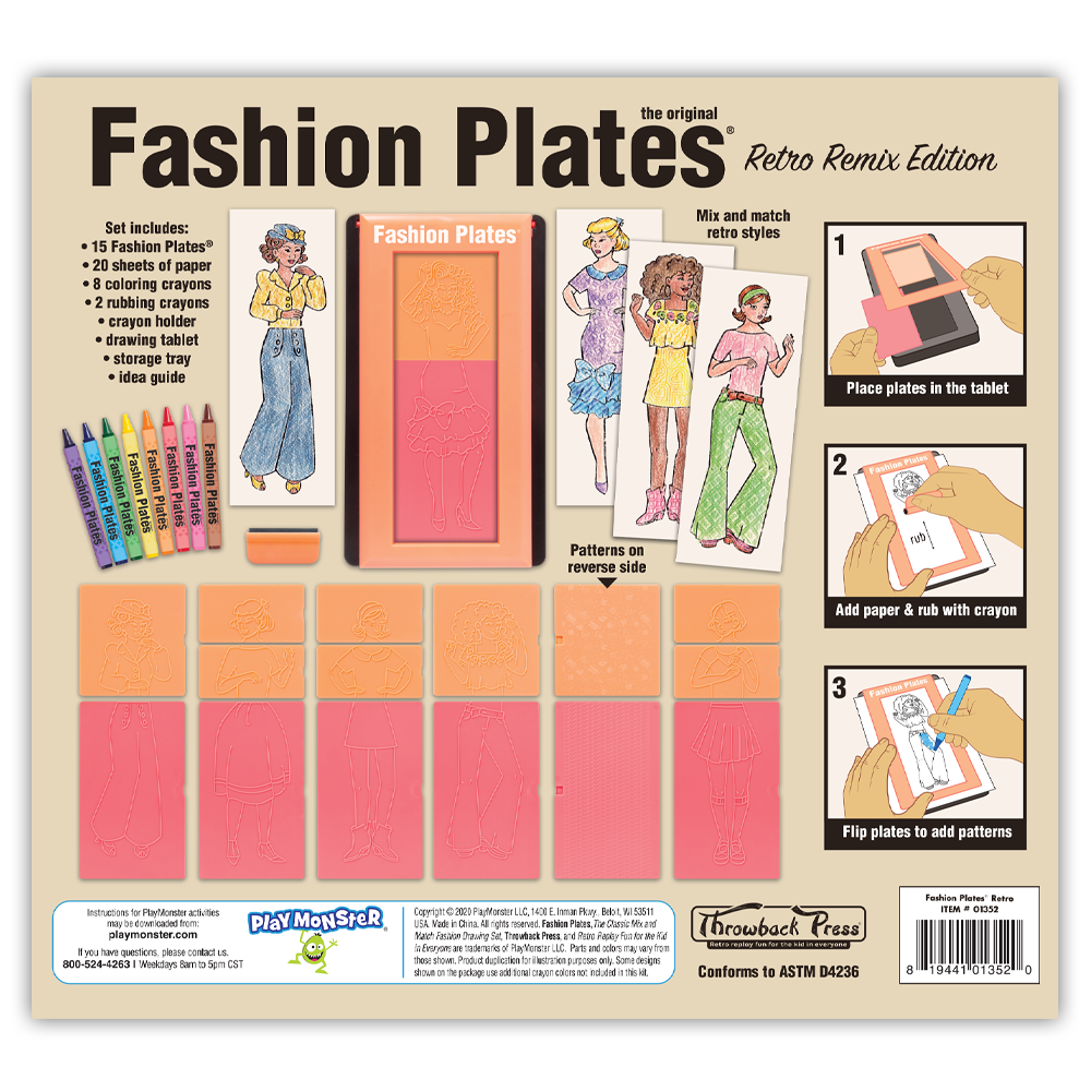 Fashion Plates Retro Remix by Play Monster