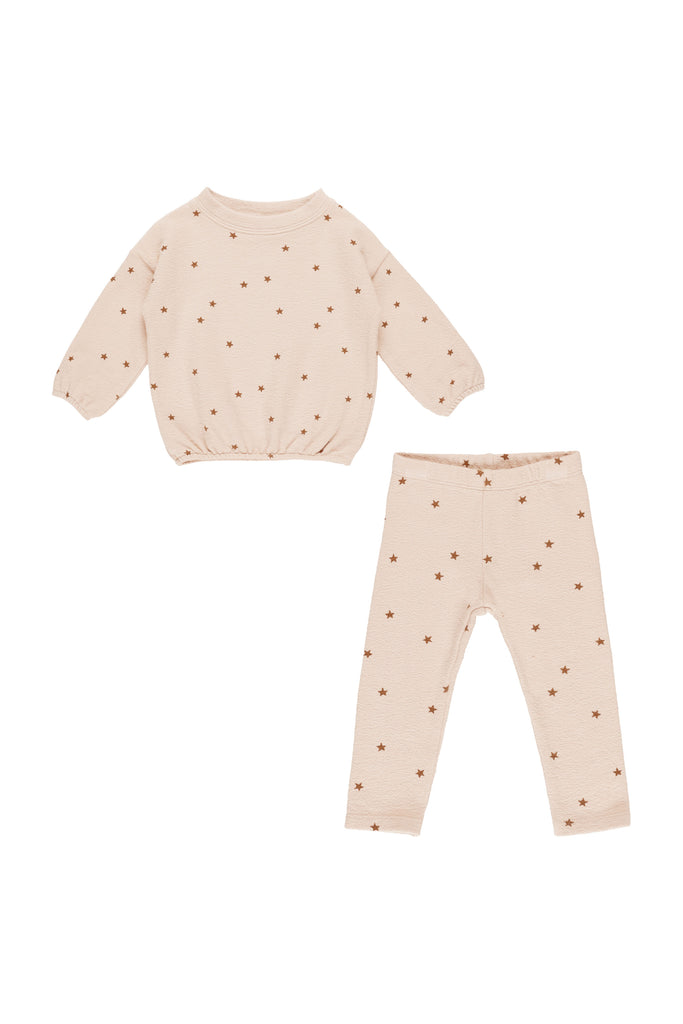 Spongey Knit Set (Shell Stars) by Rylee + Cru