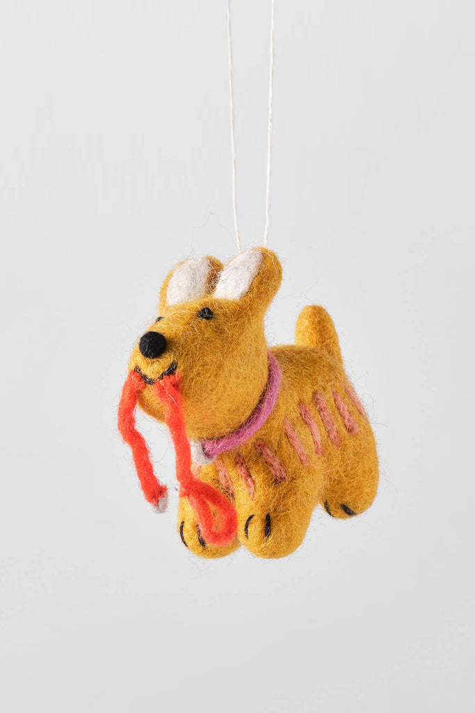 Hanging Felt Ornament (Ginger) by Wrap