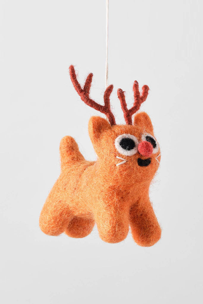 Hanging Felt Ornament (Rudy) by Wrap