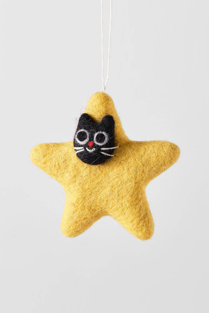 Hanging Felt Ornament (Stella) by Wrap