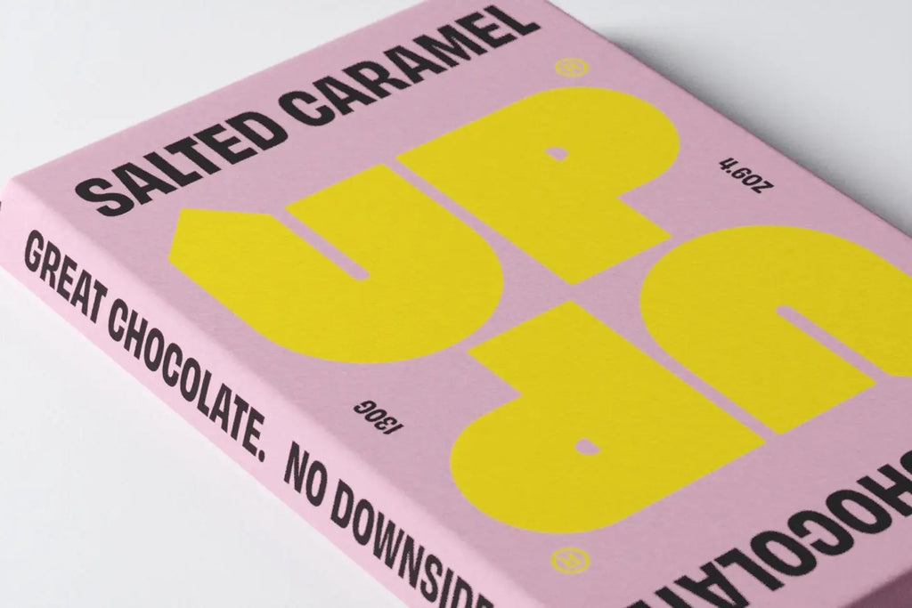 Salted Caramel Milk Chocolate Bar by Up-Up Chocolate