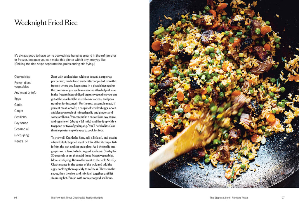 THE NEW YORK TIMES : NO-RECIPE RECIPES by Cookbook