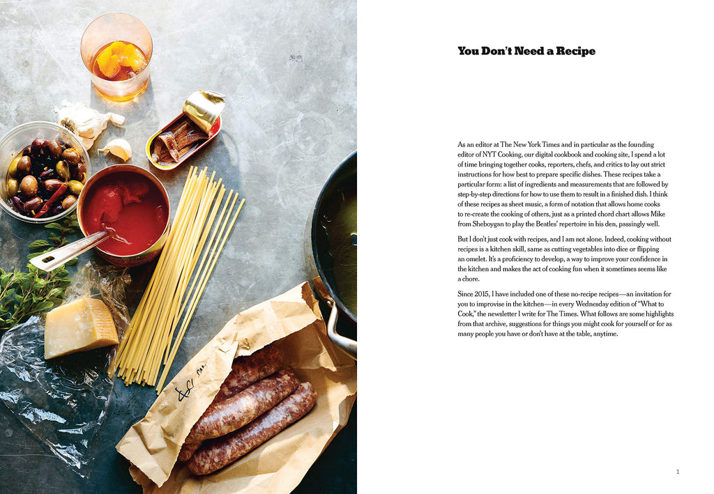 THE NEW YORK TIMES : NO-RECIPE RECIPES by Cookbook