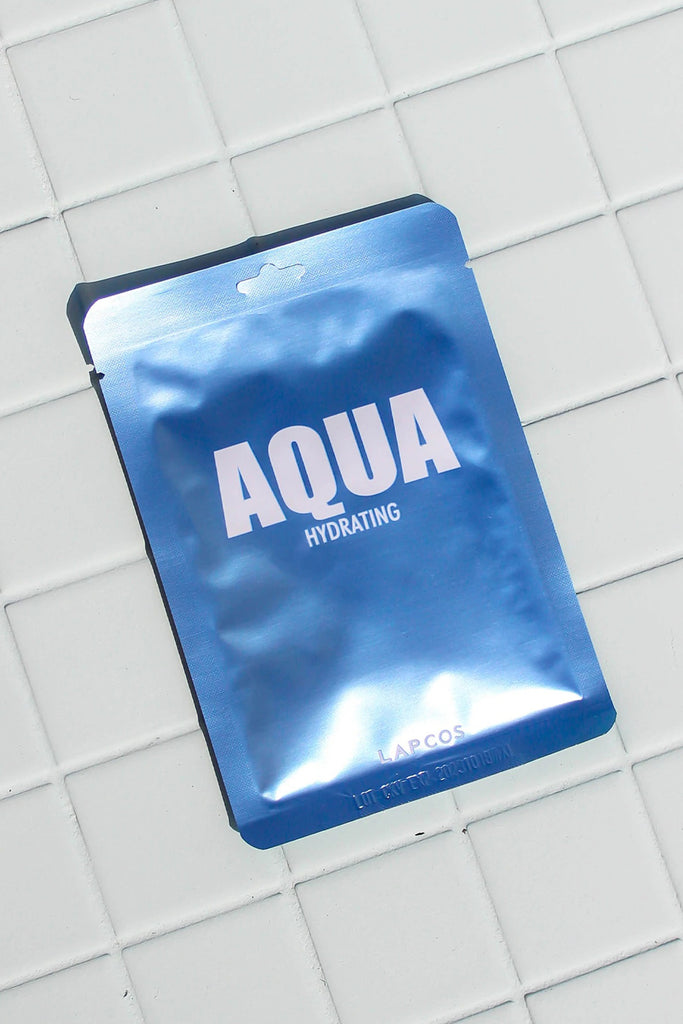 Sheet Face Mask (Aqua) by LAPCOS